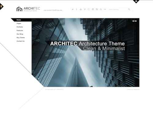 Architec - wordpressová šablona pro architekty a designéry